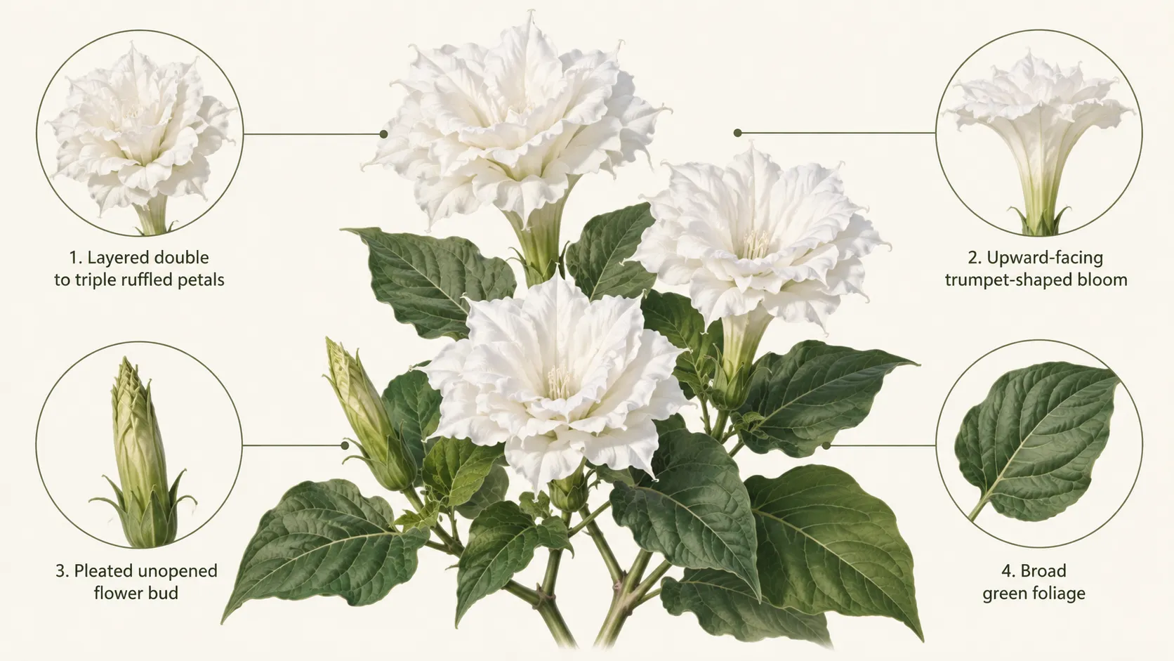 datura ballerina white