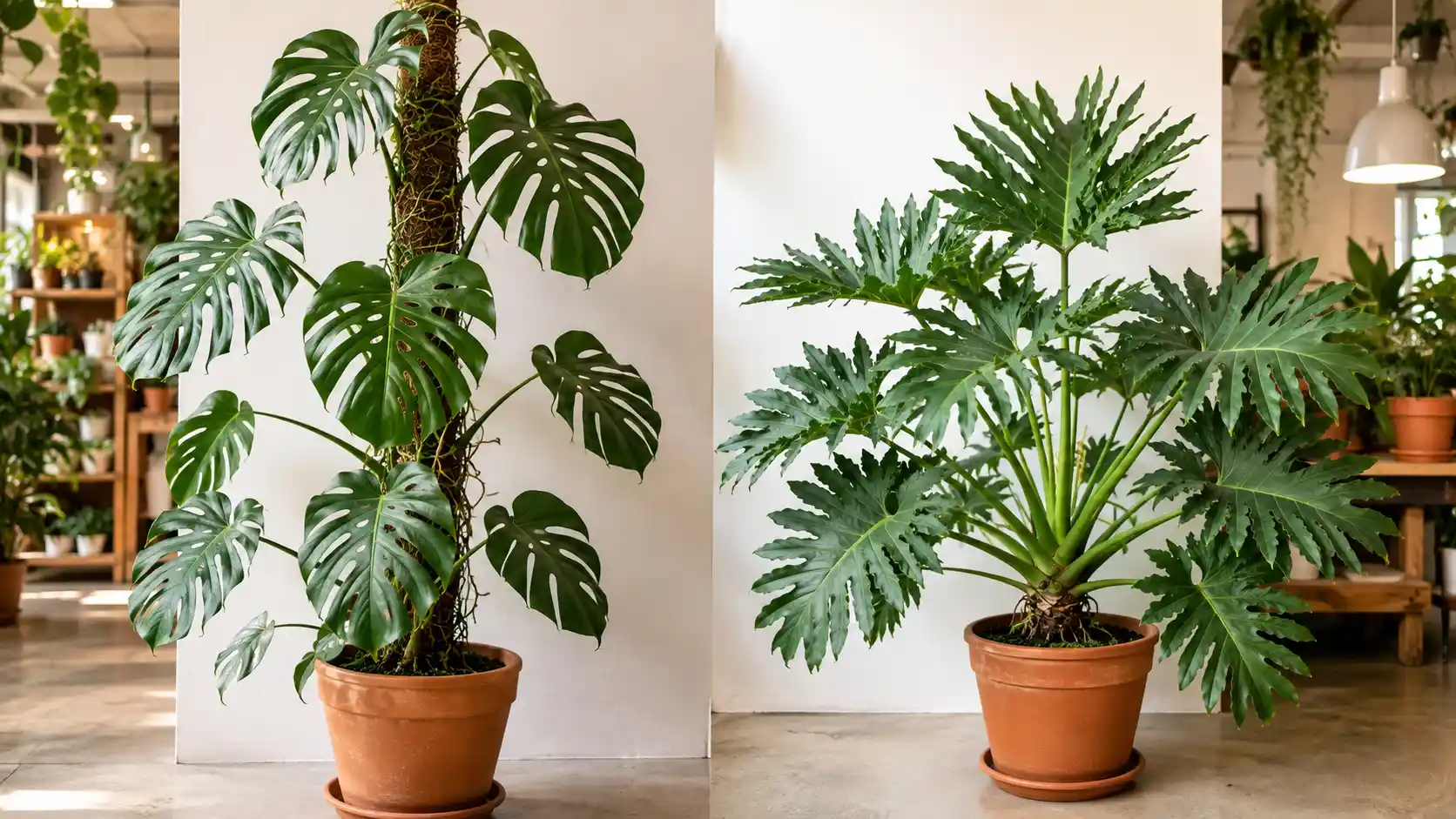 monstera vs philodendron