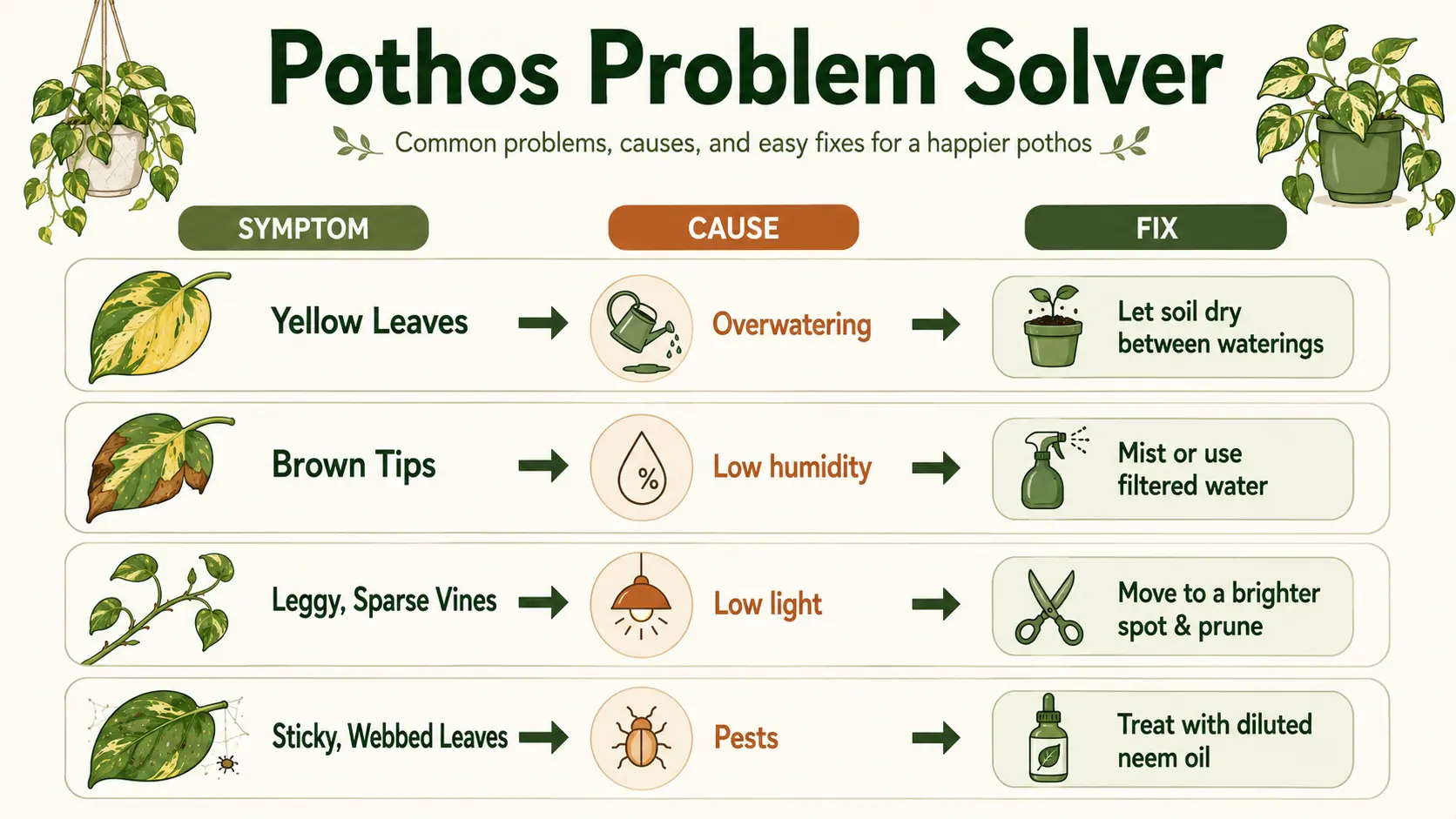 pothos care for beginners