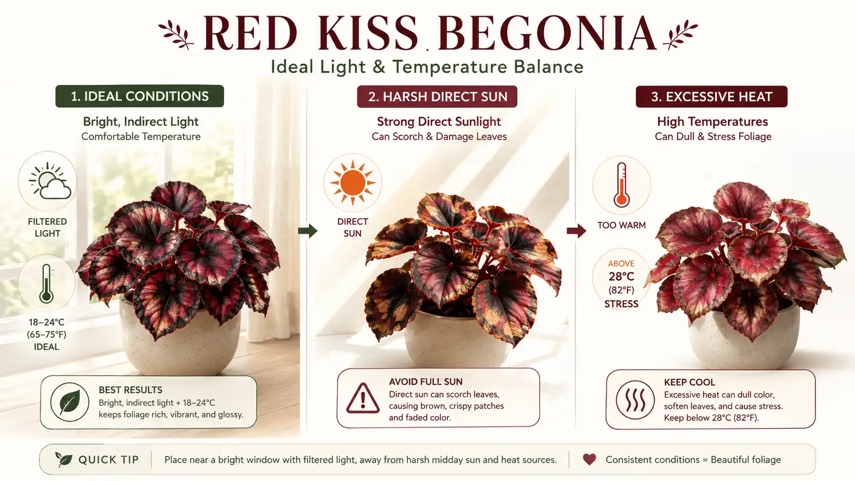 red kiss begonia