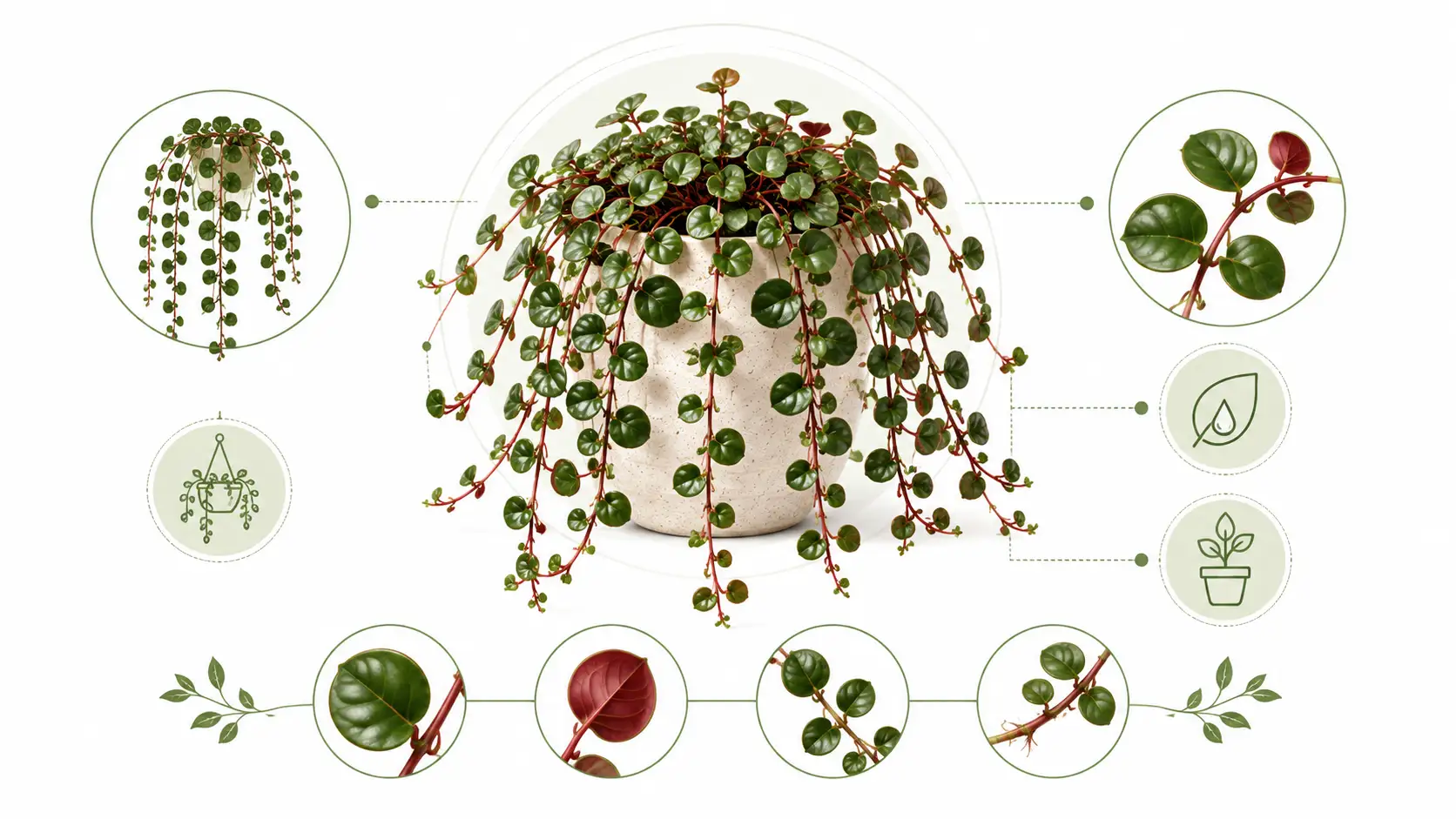 ruby cascade peperomia