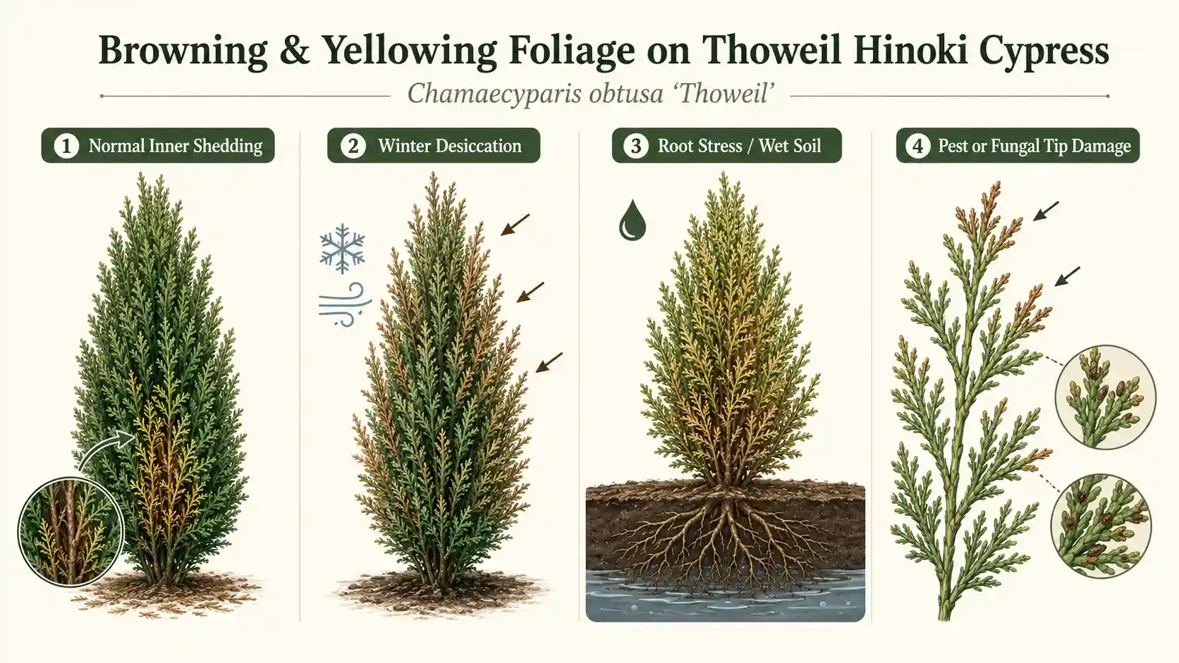 thoweil hinoki cypress