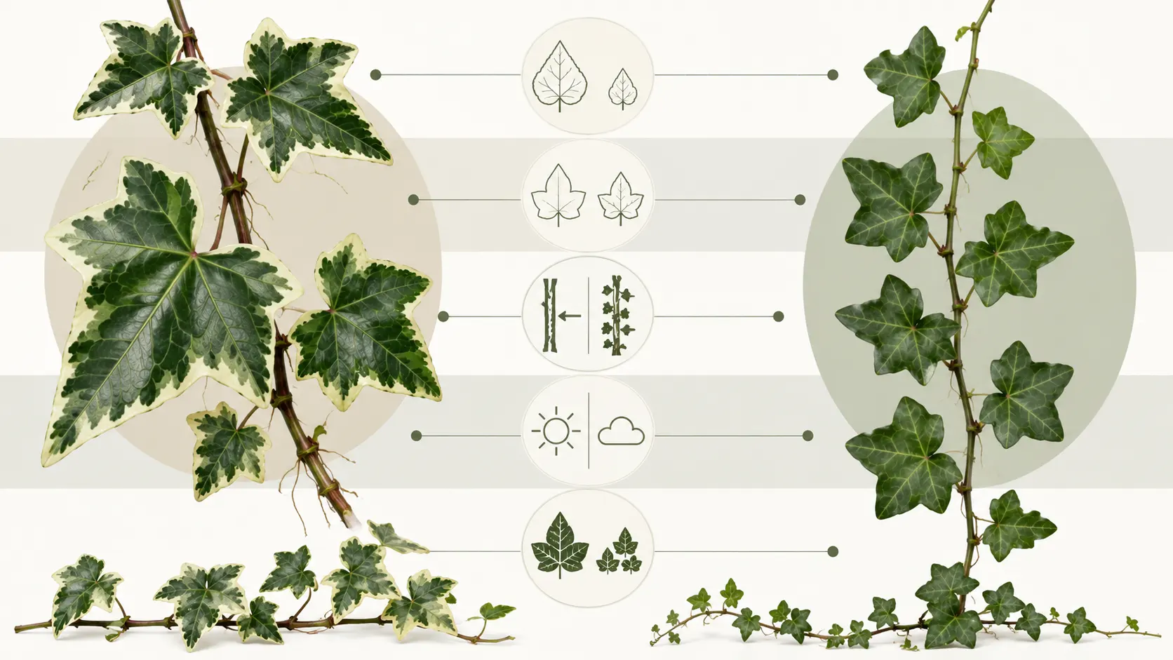 variegated algerian ivy
