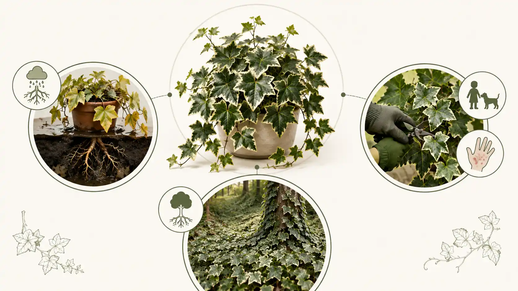 variegated algerian ivy