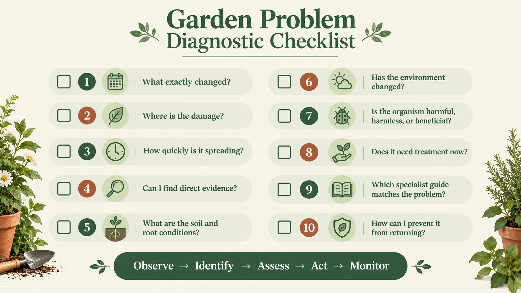 garden problems and pests hub