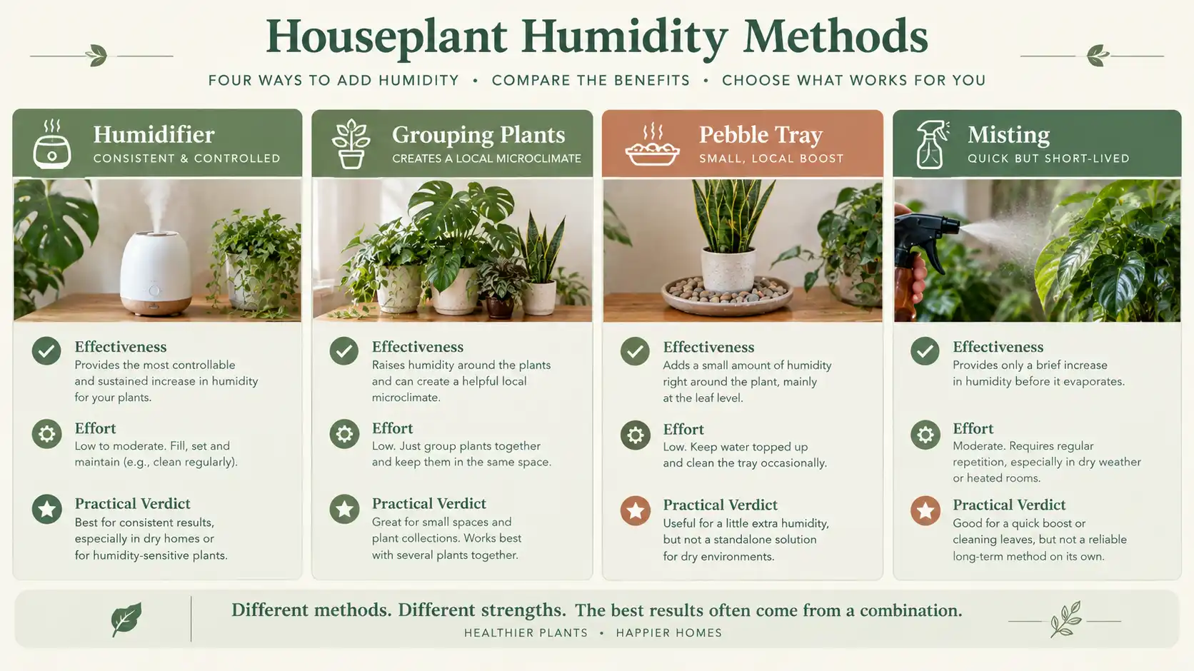 humidity chart houseplant