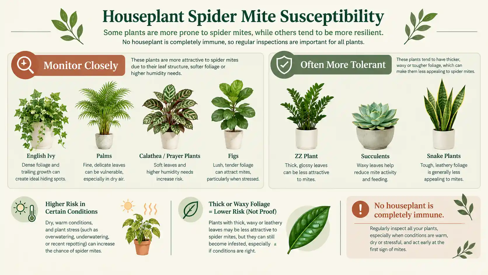 spider mites houseplants