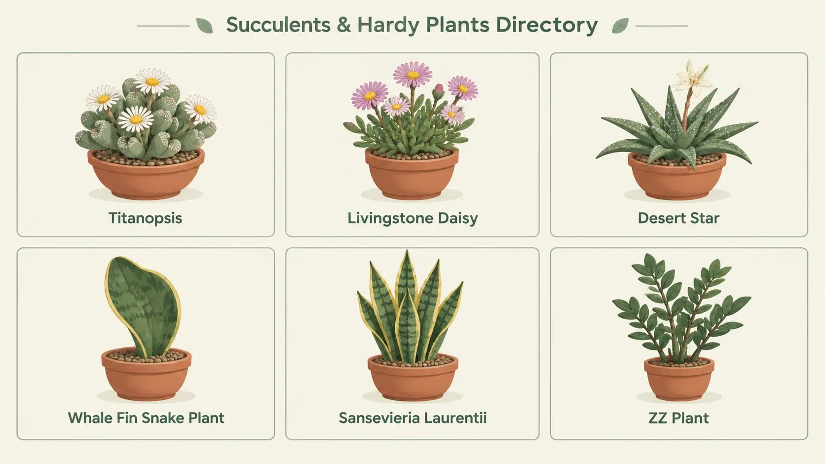 succulents and bonsai