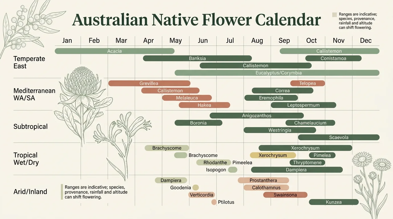 australian native flower calendar