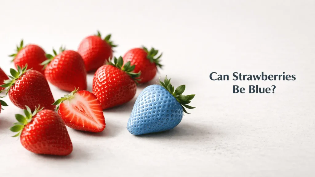 can strawberries be blue