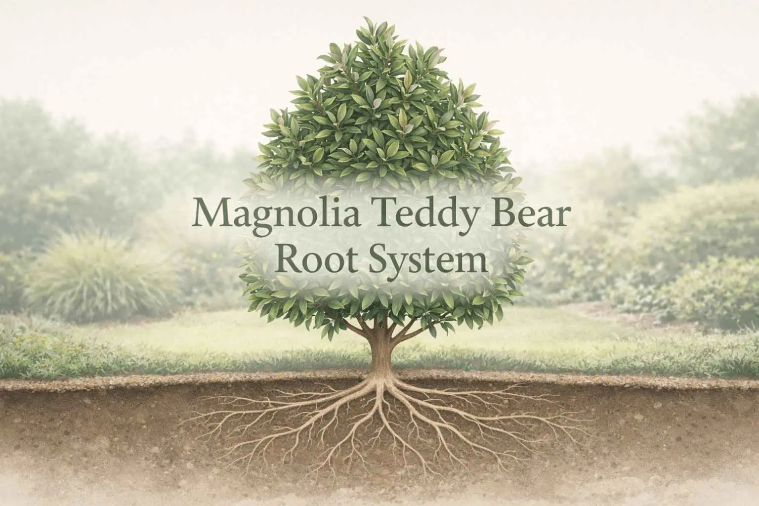 magnolia teddy bear root system