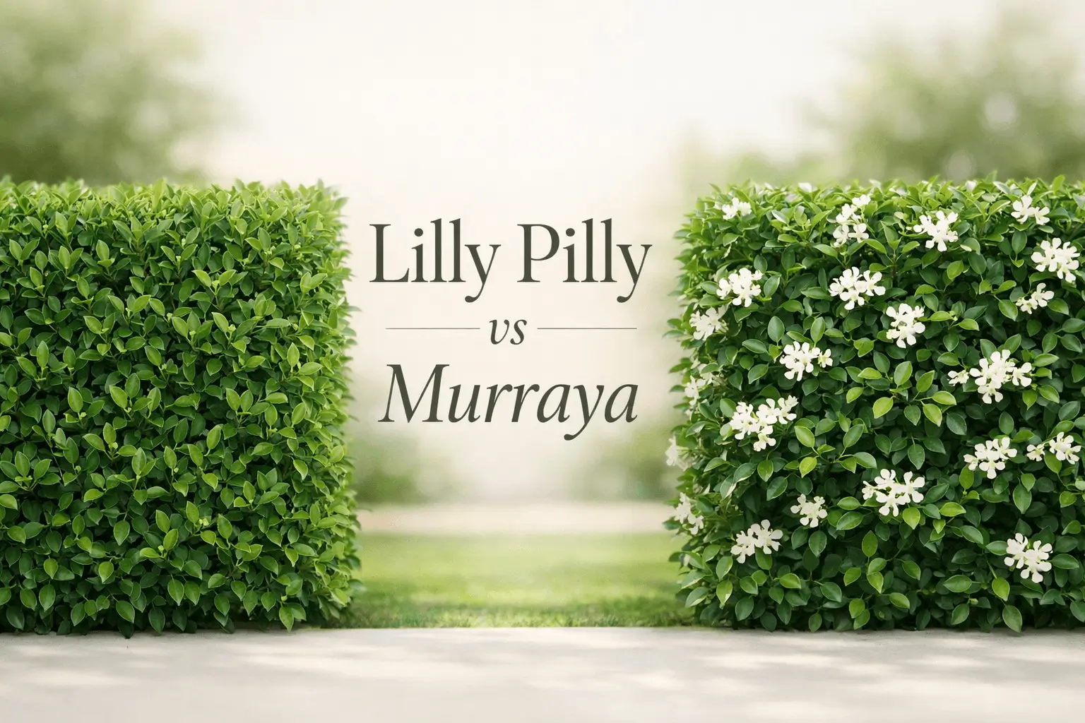 murraya or lilly pilly