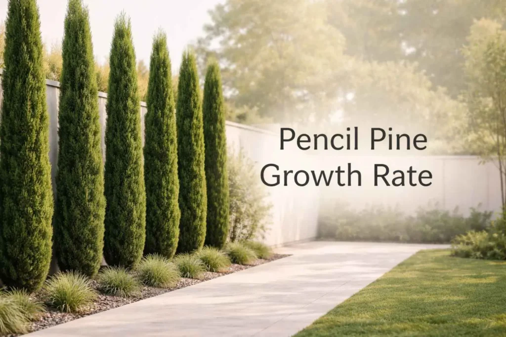pencil pine growth rate