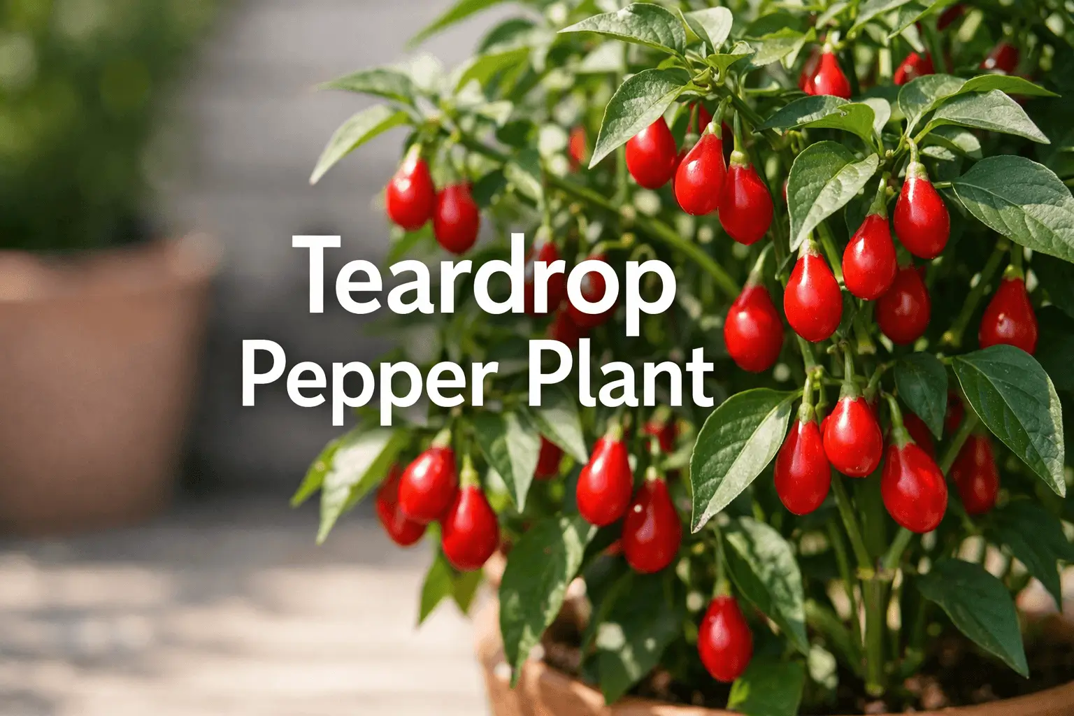 teardrop pepper plant