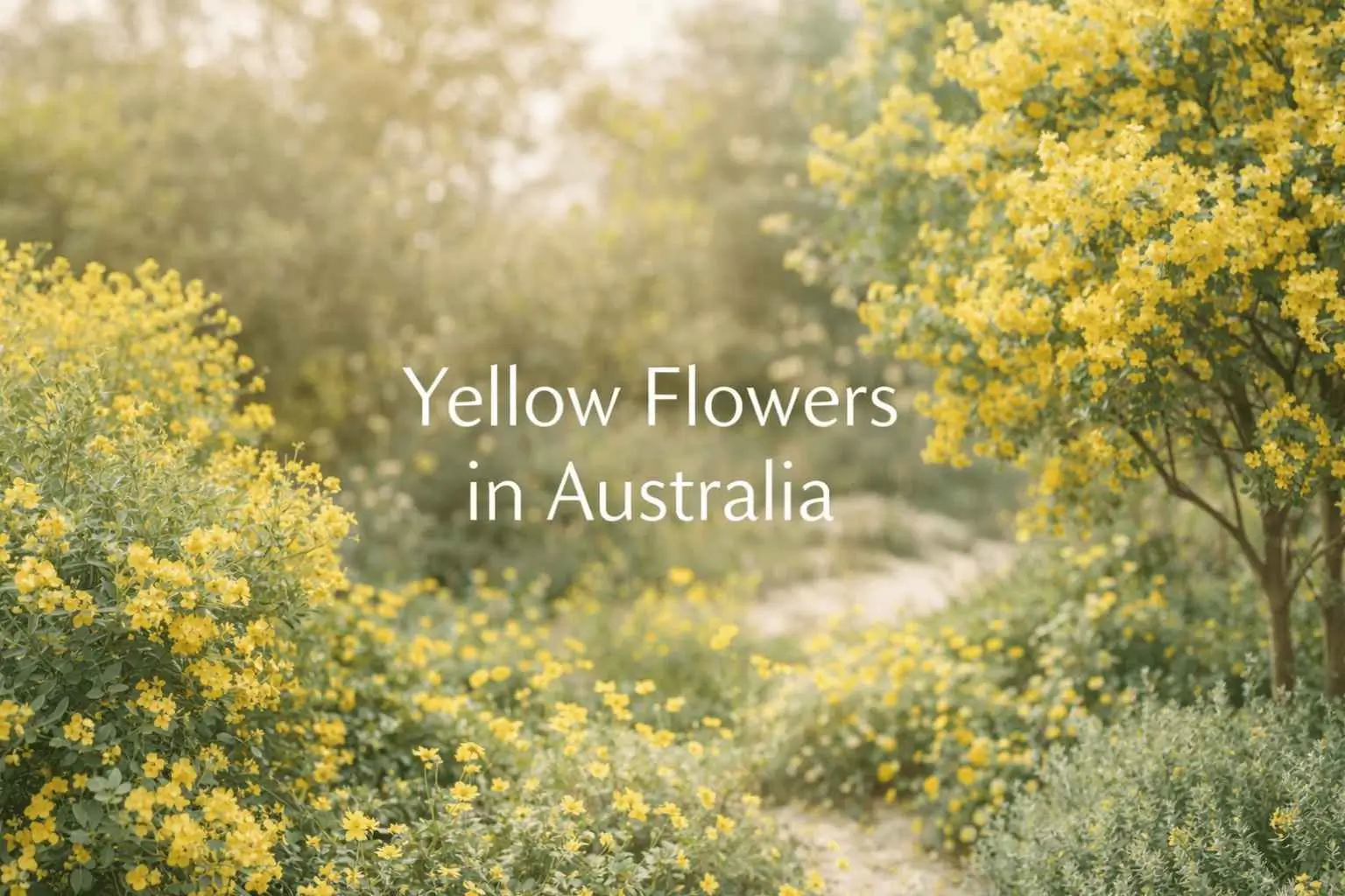 yellow flowers australia