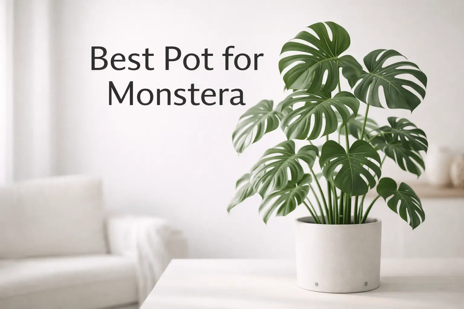 best pot for monstera