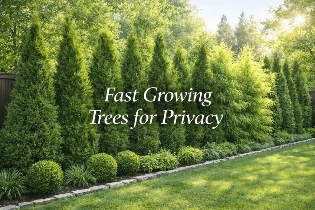 fast growing trees for privacy