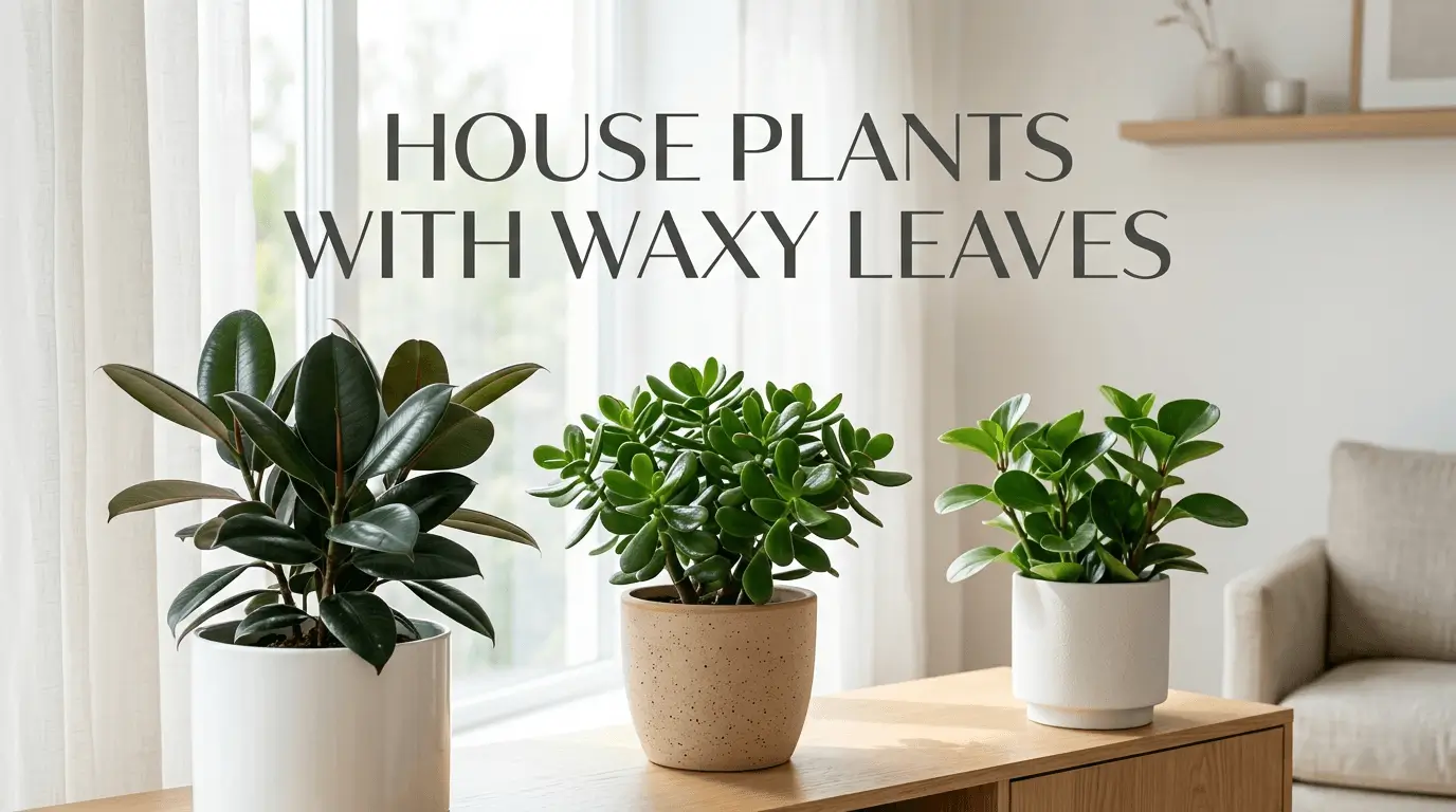house plants with waxy leaves