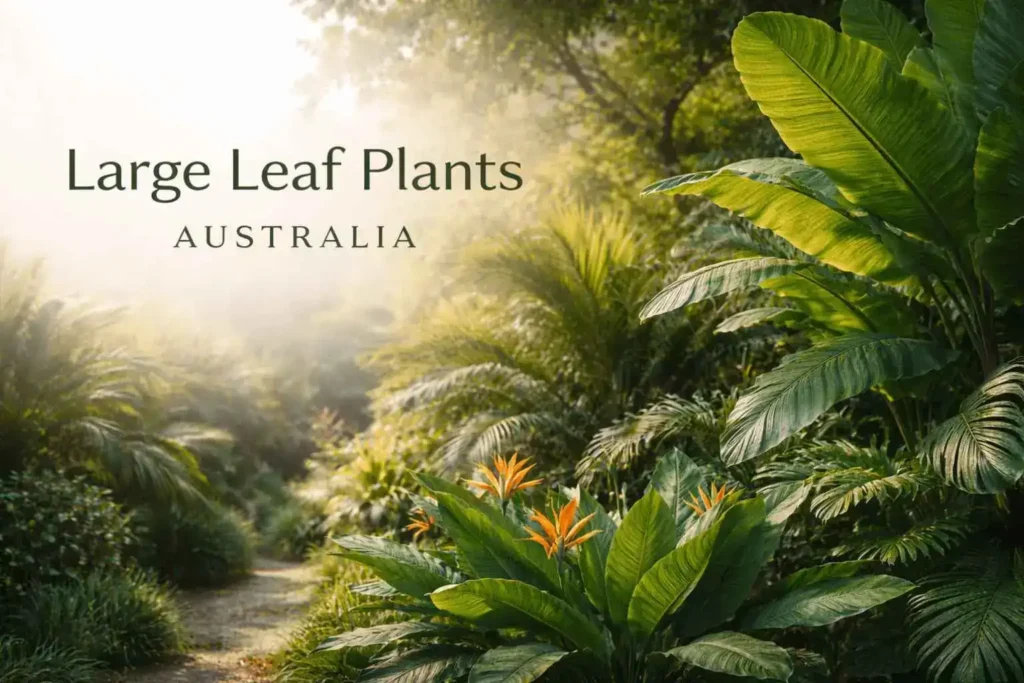large leaf plants australia