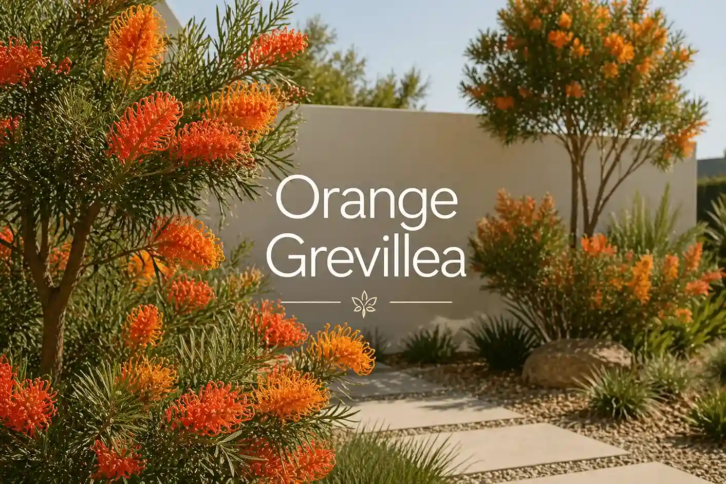 orange grevillea