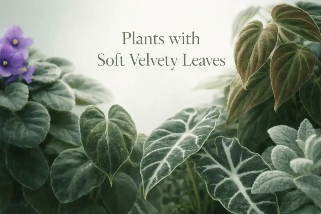 plants with soft velvety leaves