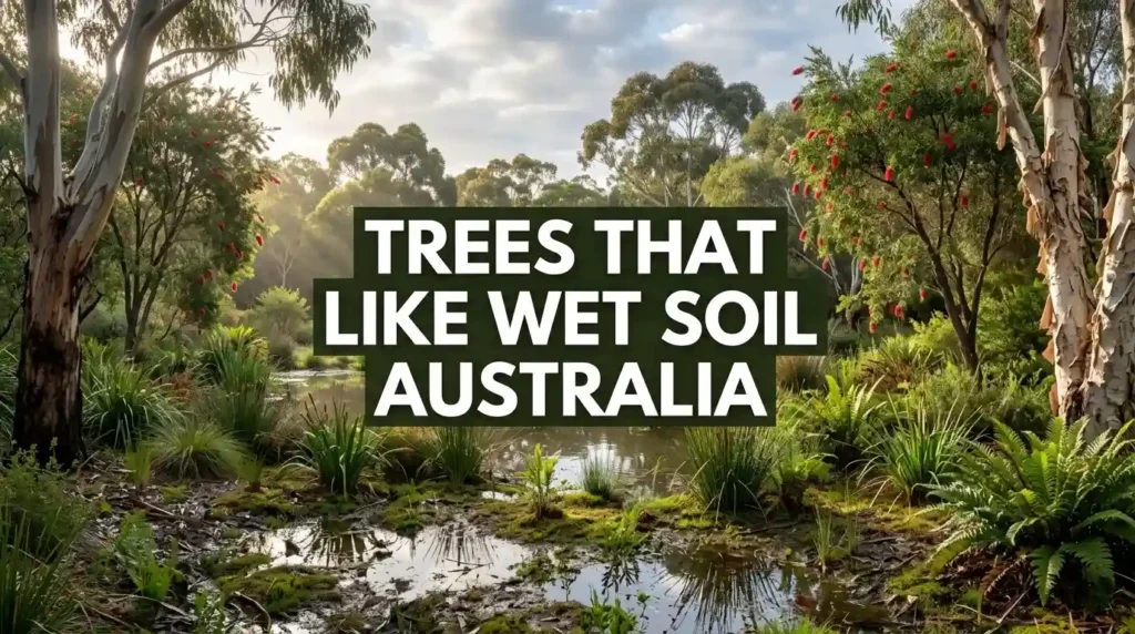 trees that like wet soil australia