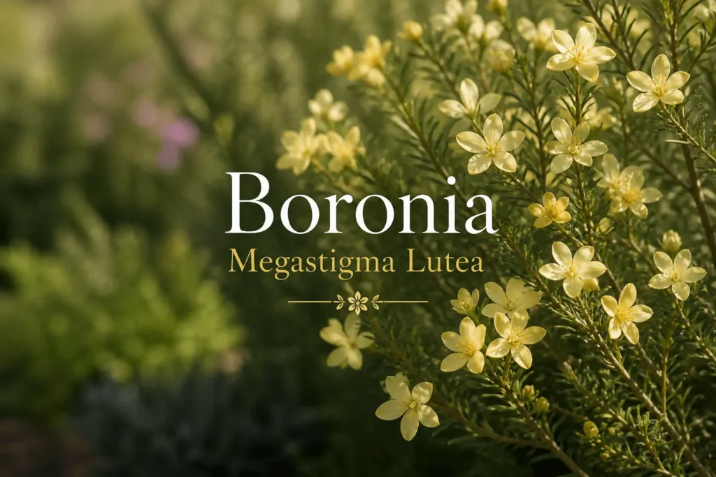 boronia megastigma lutea