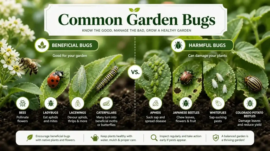 common garden bugs