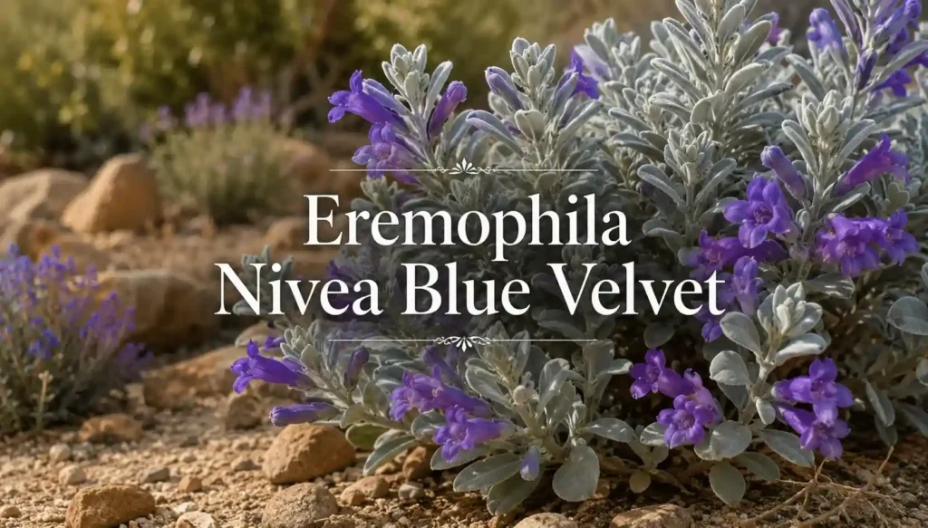 eremophila nivea blue velvet