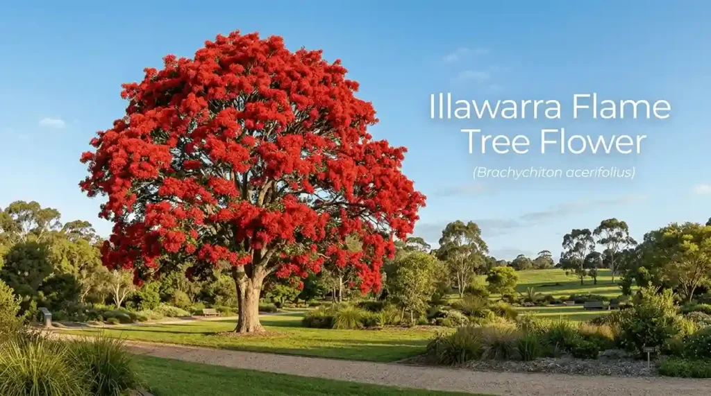 illawarra flame tree flower