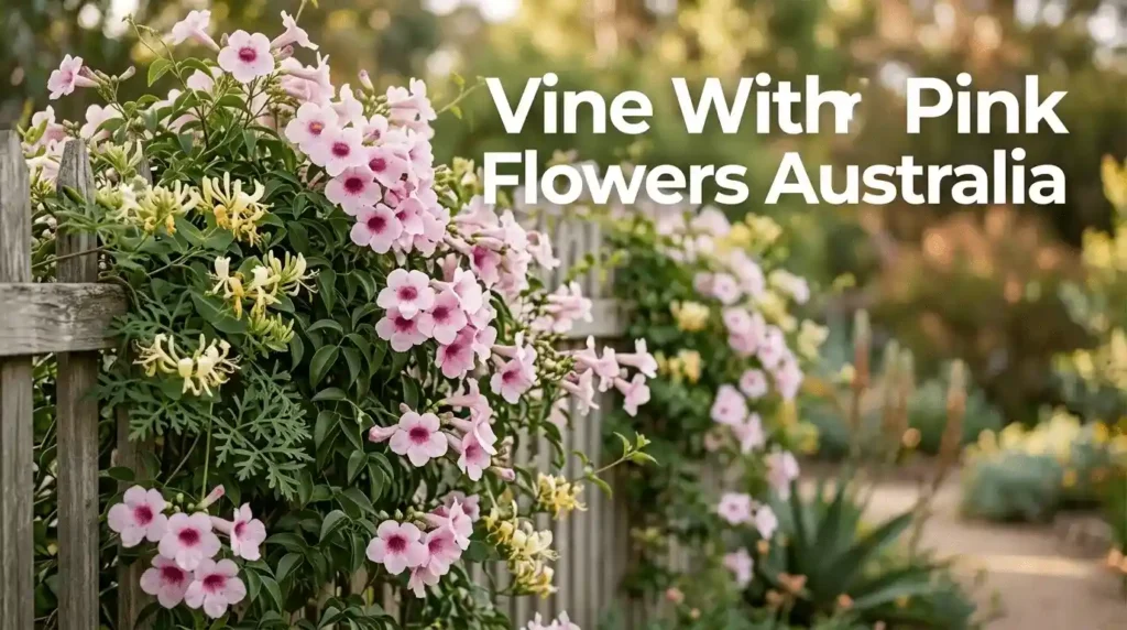 vine with pink flowers australia