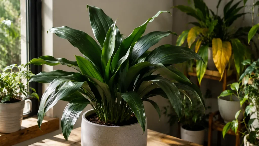 aspidistra leaves turning yellow
