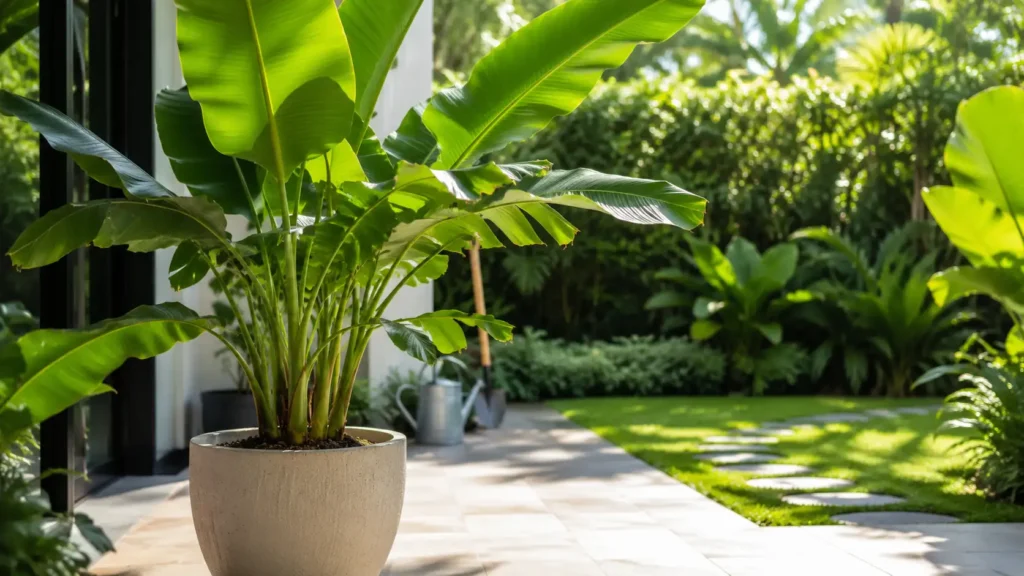 how to care for a banana plant