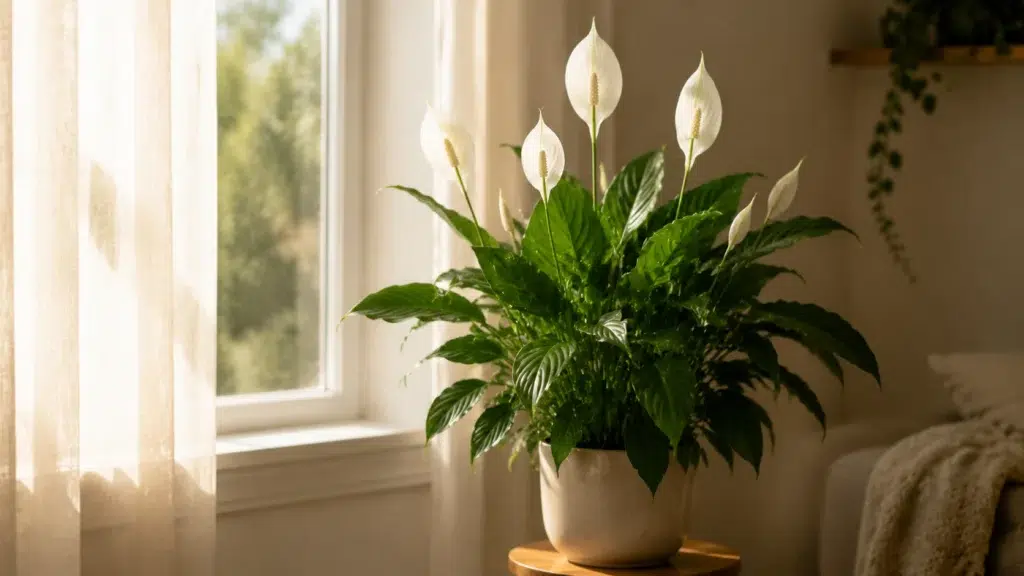 peace lily temperature range