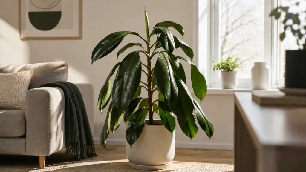 rubber plant leaves drooping