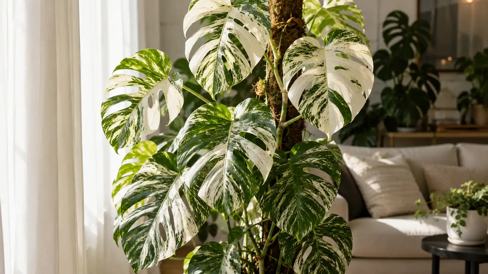 variegated monstera deliciosa