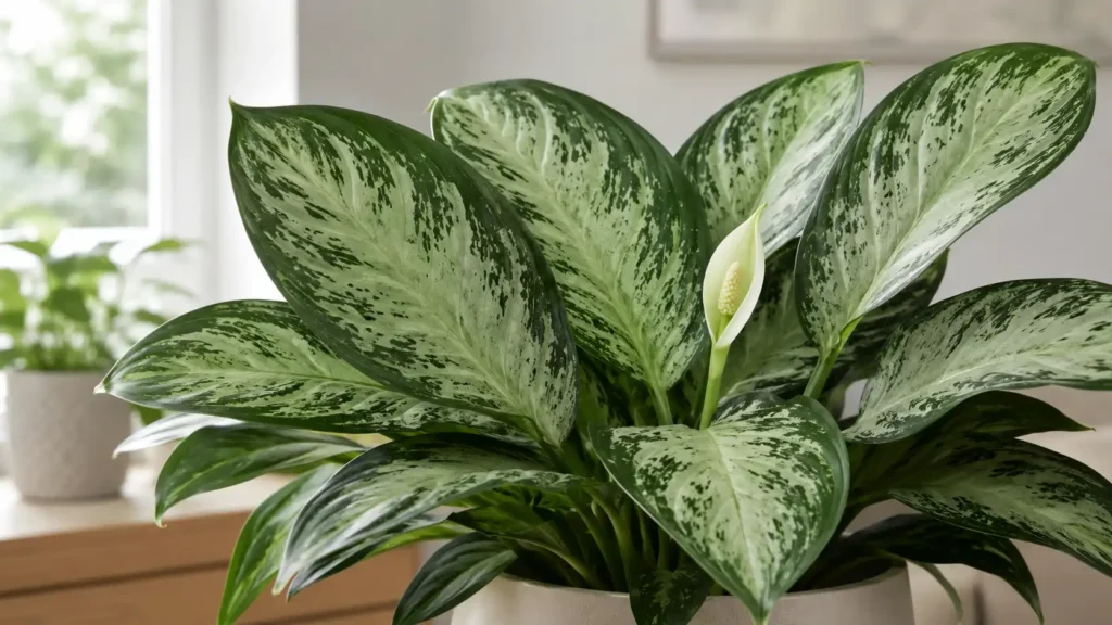 aglaonema silver bay flower