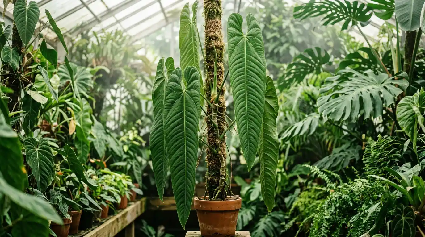 anthurium veitchii growth rate