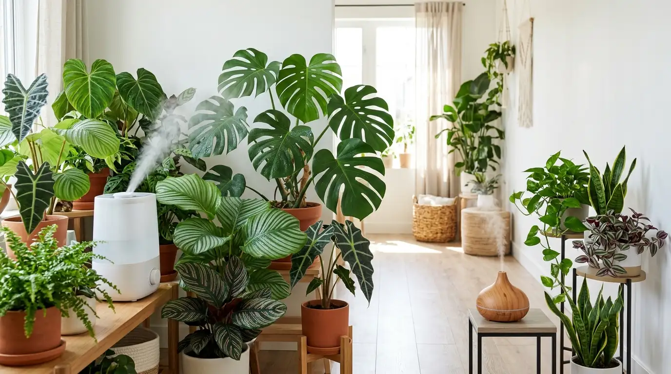 can a diffuser be used as a humidifier for plants