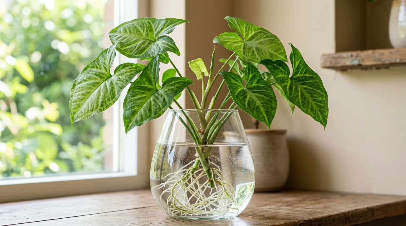 can syngonium grow in water