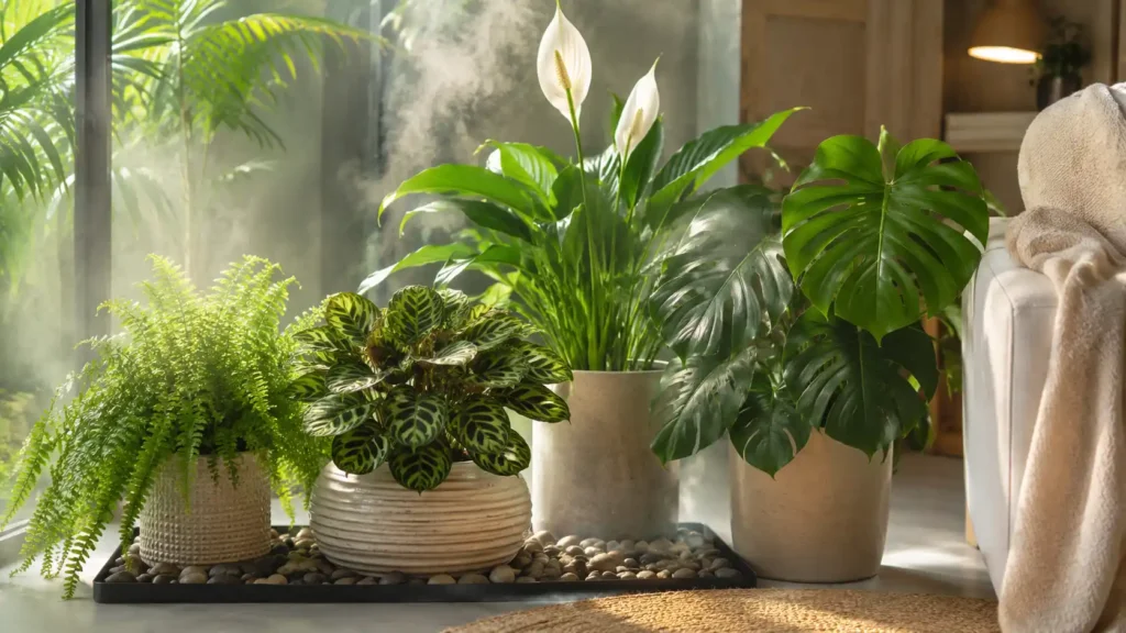 how to increase humidity for indoor plants without a humidifier