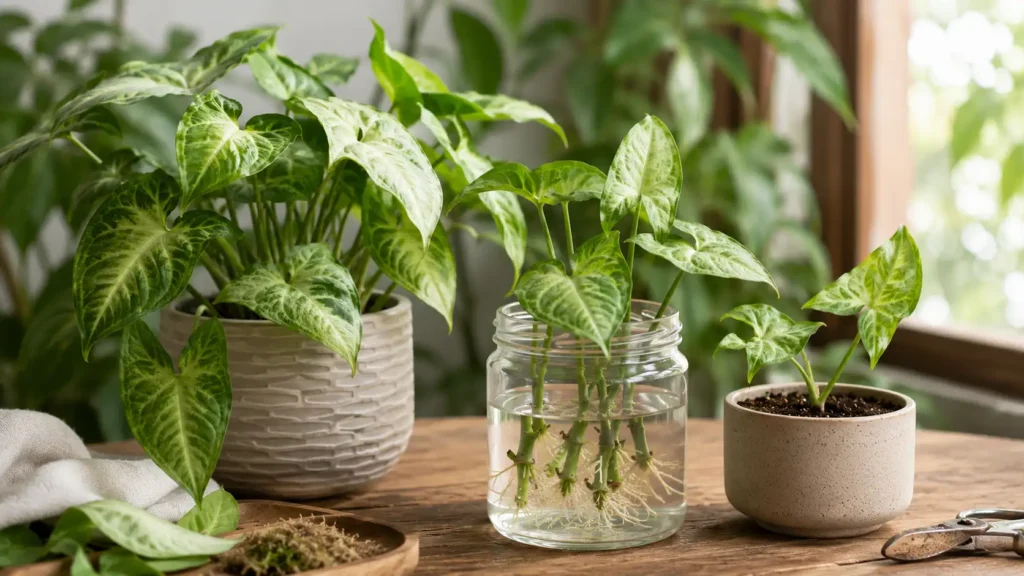 how to propagate syngonium