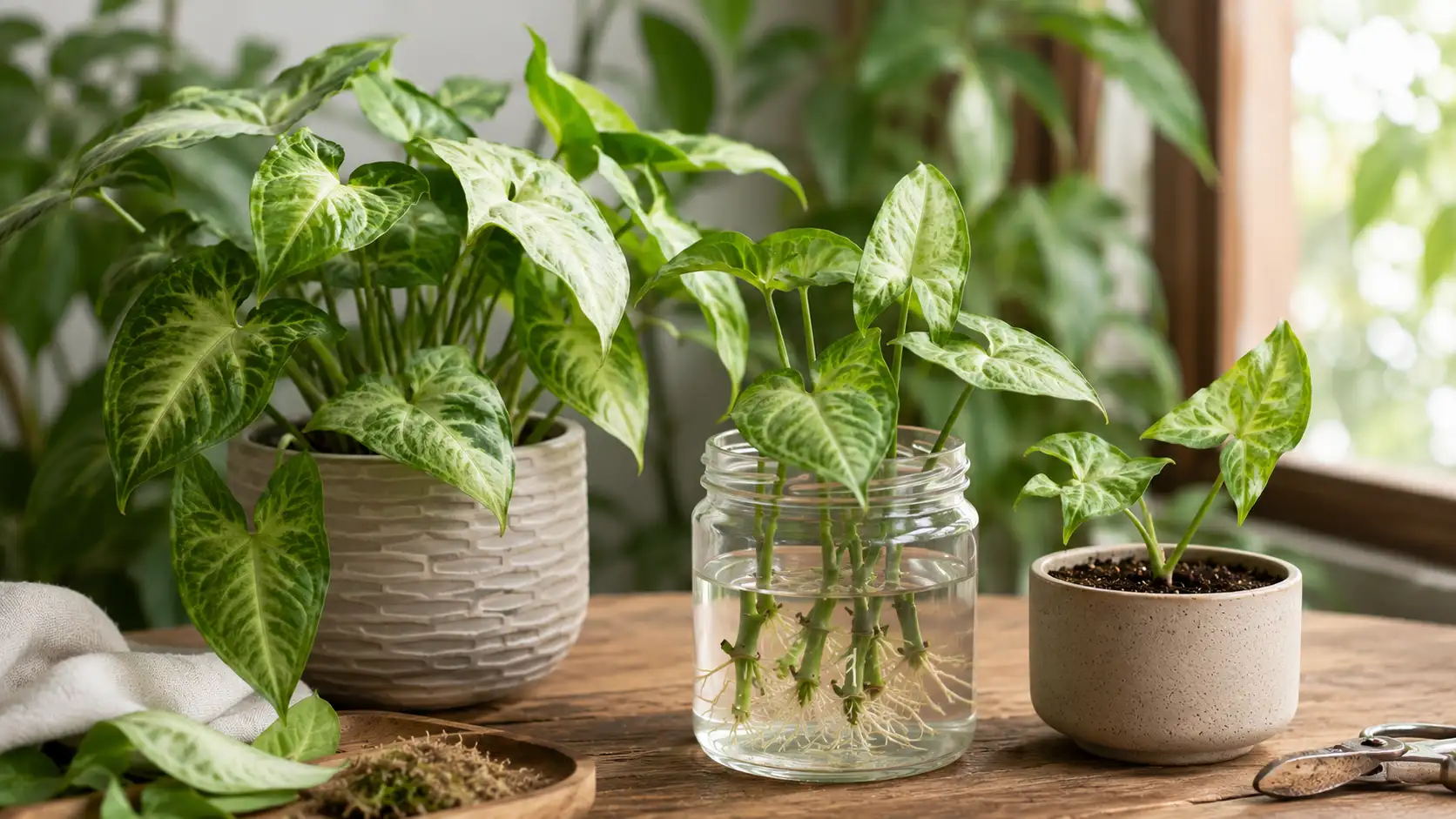 how to propagate syngonium