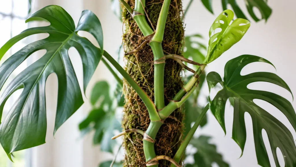 monstera plant node