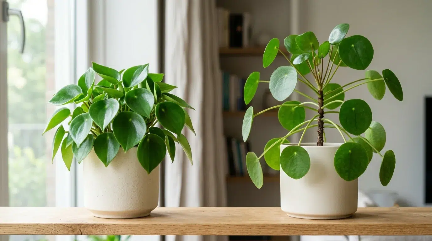 peperomia raindrop vs pilea