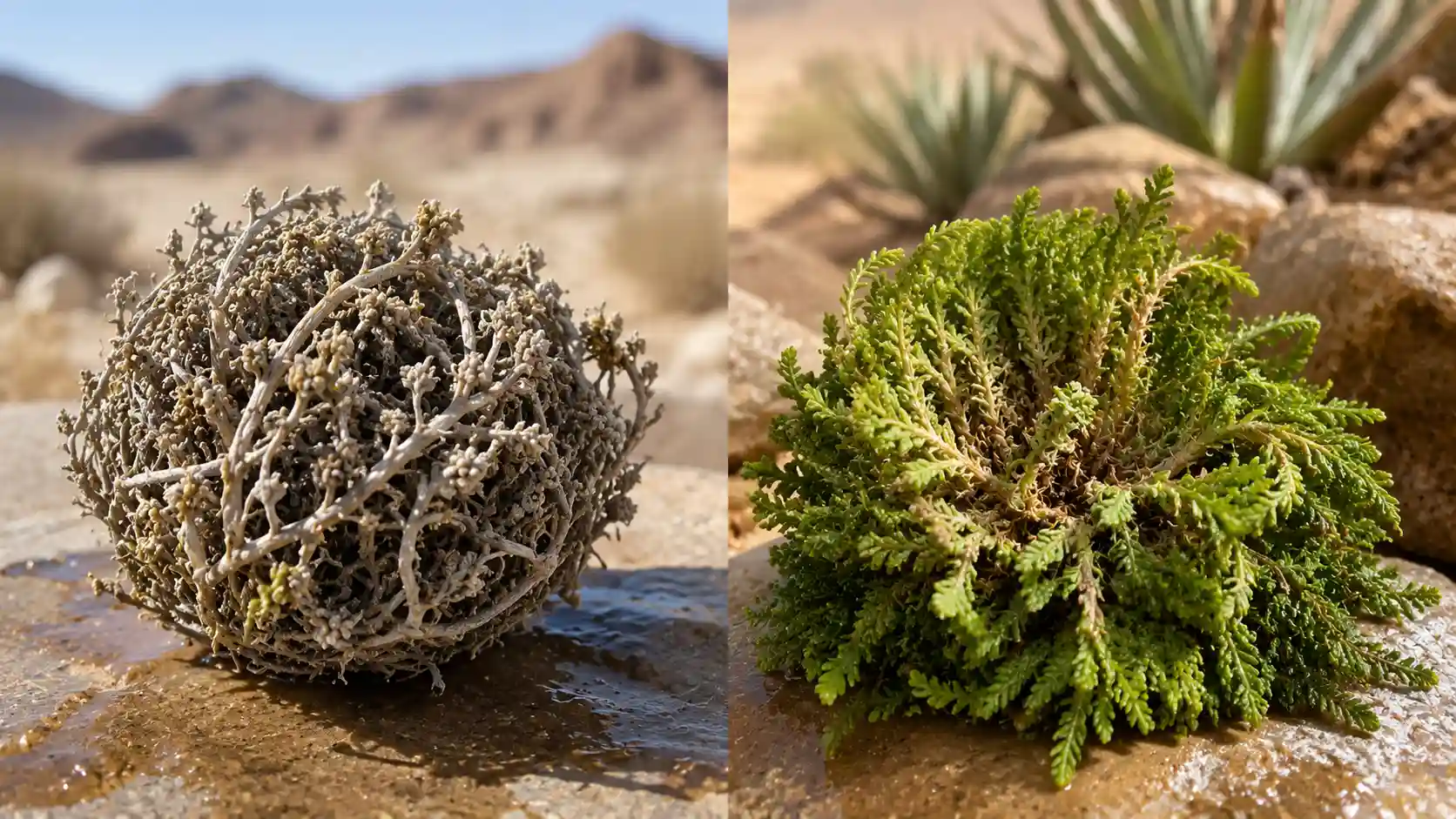 rose of jericho vs false rose of jericho