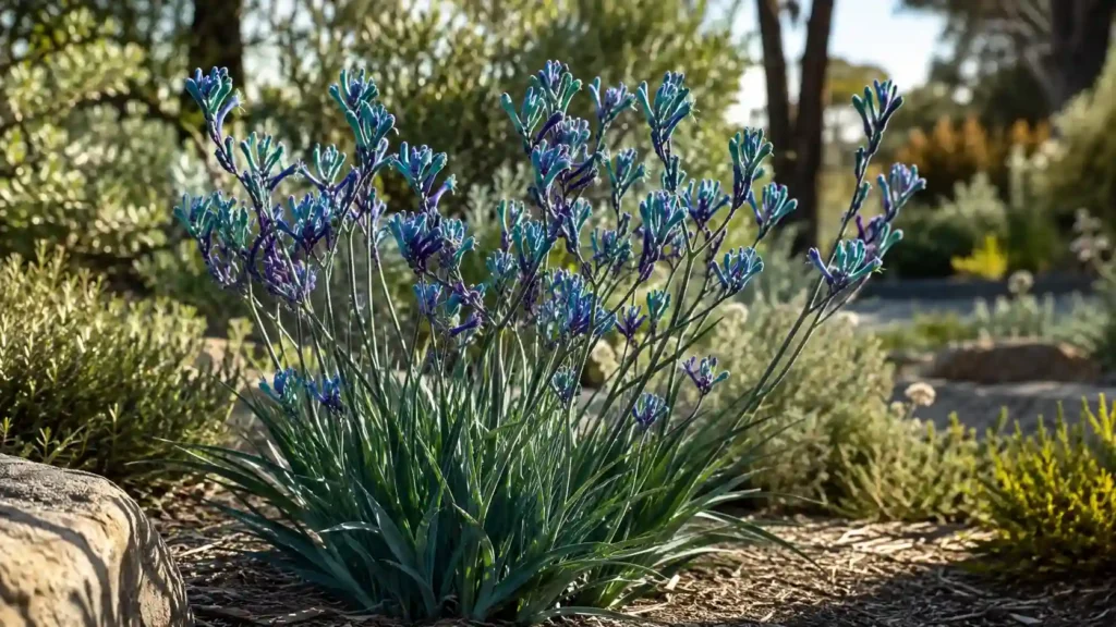 blue kangaroo paw