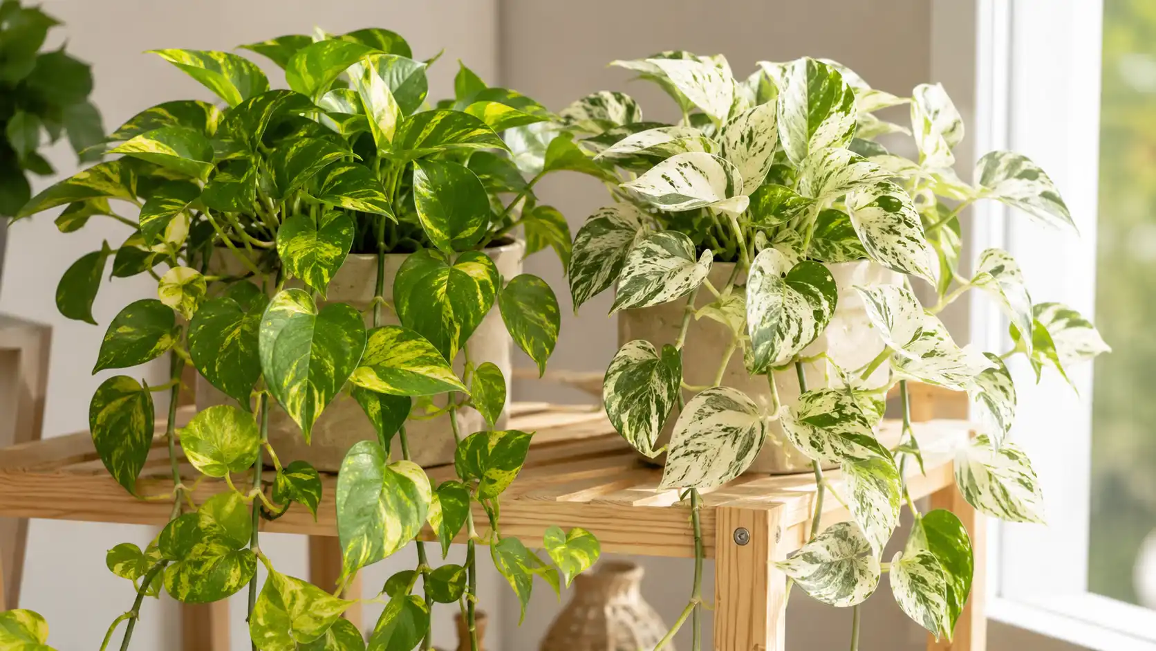 golden pothos vs marble queen