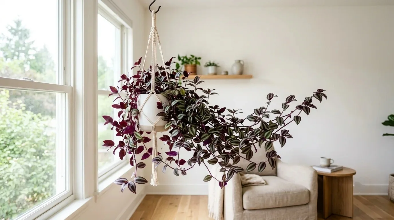 tradescantia zebrina burgundy