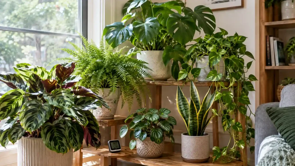 humidity chart houseplant